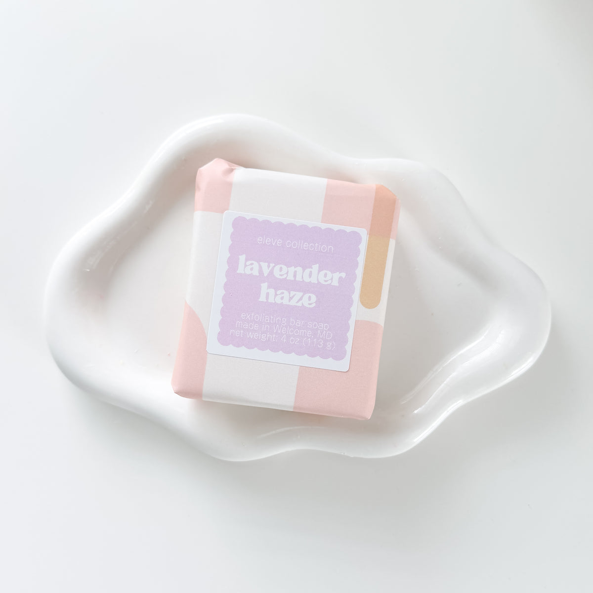 Lavender Haze Exfoliating Rose Water Soap
